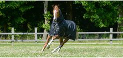 Zdjęcie Bucas Wodoodporna Derka Dla Konia Z Osłoną Szyi Trot Turnout 50G - Olszyna