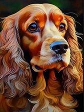Zdjęcie Diamentowa Mozaika Pies Cocker Spaniel Portret NO-2003121 - Norimpex - Wołomin