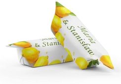 Zdjęcie Krówki na ślub z grafiką – lemoniada, róże, rustykalne motywy - Trzebinia