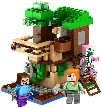 PREMIUM Minecraft DUŻA WIOSKA FARMA Klocki Zestaw 200 Cząstka