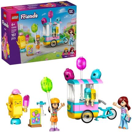 LEGO Friends 42692 Stoisko z lodami i balonami