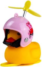 Zdjęcie Roxar Tech Dzwonek Rowerowy Lampka Kaczka Różowy Kask Roxar - Poznań