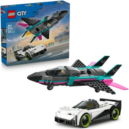 LEGO City 60489 Odrzutowiec kontra samochód