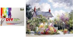 Zdjęcie Swede Malowanie Po Numerach Dom Wśród Kwiatów - Łowicz