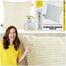 Zdjęcie Mission Air Poduszka Elektryczna Cushion White 40x40cm - Wyrzysk