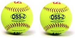 Zdjęcie Barnett Piłki Softballowy 12'' Żółta 2szt. Oss Unisex Żółty - Morąg