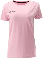 Zdjęcie Spalding Koszulka Damska Essential Damskie Różowy - Łapy