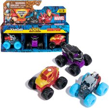 Zdjęcie Spin Master Games Monster Jam Zestaw 3 Auta Mini Jams Marvel Thor Black Panther Iron Man - Mysłowice
