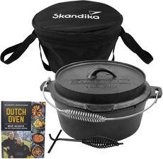 Zdjęcie Skandika Żeliwny Garnek Kociołek Kempingowy Dutch Oven Flame Master 7,1L Bez Nóżek - Olkusz