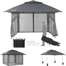 Zdjęcie Skandika Namiot Ogrodowy Pawilon Kempingowy Solvorn 300 Plus Ściany + Szybki Montaż - Wojnicz