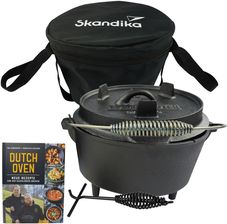 Zdjęcie Skandika Żeliwny Garnek Kociołek Kempingowy Dutch Oven Flame Master 7,1L - Tykocin
