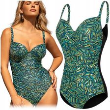 Strój Kąpielowy Jednoczęściowy Damski 95E 4XL 48 Kostium Monokini Plus Size