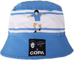 Zdjęcie Copa Football Kapelusz Wędkarza Dla Dorosłych Haft Maradona X Neapol Niebieski Unisex Niebieski - Kleczew