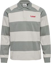 Zdjęcie Hummel Koszulka Polo Z Długim Rękawem Striped Unisex Szary - Tyczyn
