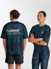 Zdjęcie Hummel Koszulka Hiit Aop Loose Unisex Niebieski - Gdynia