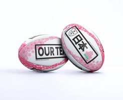 Zdjęcie Gilbert Piłka Do Rugby Japon Supporter Unisex Biały - Aleksandrów Kujawski