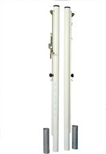 Zdjęcie Power Shot Stalowe Słupki Do Siatkówki Ø 90mm "Competition" Z Tulejami Unisex Biały - Poznań