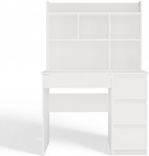 Zdjęcie Top E Shop Bartosz Czech Andrzej Goński Sp.K. Biurko Z Nadstawką M Prawe Biały (Ts_Mijaspnadsb) - Olszyna