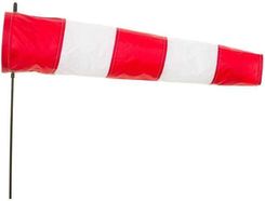 Zdjęcie Hq Rękaw Wskaźnik Wiatru Biało Czerwony Windsock Airport 100Cm Unisex Czerwone 12062033 - Człopa