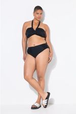 Zdjęcie Ulla Popken Figi Od Bikini Wysoki Stan Damskie Czarne 12175758 - Brzesko