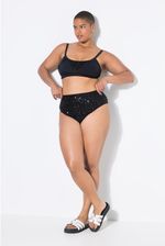 Zdjęcie Ulla Popken Figi Od Bikini Wysoki Stan Cekiny Damskie Czarne 12322295 - Błaszki