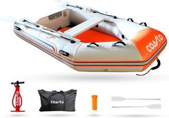 Zdjęcie Coasto Dmuchana Łódź Z Akcesoriami 4 Osoby Wiosłowa Motorowa Cds270S Unisex Pomarańczowe 12120594 - Pruchnik