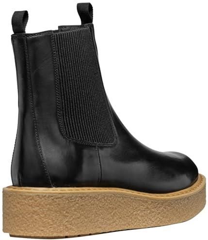 Geox Stivaletti da Donna D Elidea B, Dk Cammello, 36 EU