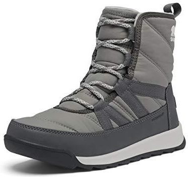 [AP] Sorel Whitney 2 krótkie koronkowe wodoodporne buty zimowe, Grey Quarry, 36.5 EU