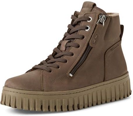 Tamaris Dames Lace Boot Flat 1-25205-45 enkellaarzen, mokka, 39 EU
