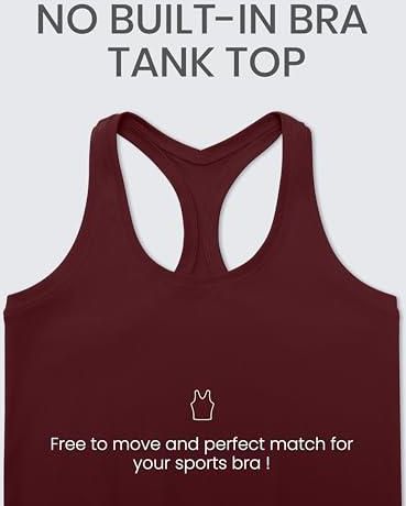 CRZ YOGA Butterluxe Tank Top - Ultra Soft Racerback Workout Shirt For Women
