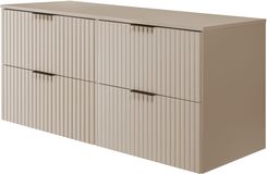 Zdjęcie Rodan Zestaw Mebli Łazienkowych Flow Z Szafkami Podumywalkowymi 60Cm Blatem 120Cm Kaszmir - Muszyna