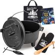 Skandika Żeliwny Emaliowany Garnek Kociołek Kempingowy Bbcrew Dutch Oven 8 L