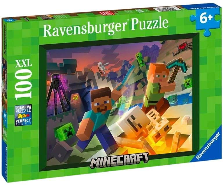 Ravensburger 12000421 Puzzle Mosaico De Minecraft - 1000 Piezas, Para Adultos Y Niños Desde 14 Años, Regalo Perfecto Para Fans