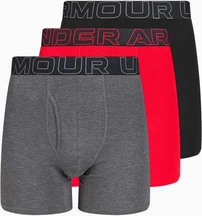 Bokserki męskie Under Armour Perf Cotton 6" 3 pary castlerock