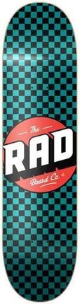 Skatepro Deski Blaty Rad Checker Blat Deskorolka - 8" Czarny/Morski