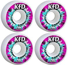 Zdjęcie Kfd Deski Kółka Blast Do Deskorolki 4-Pak - 52Mm Pink - Kamienna Góra