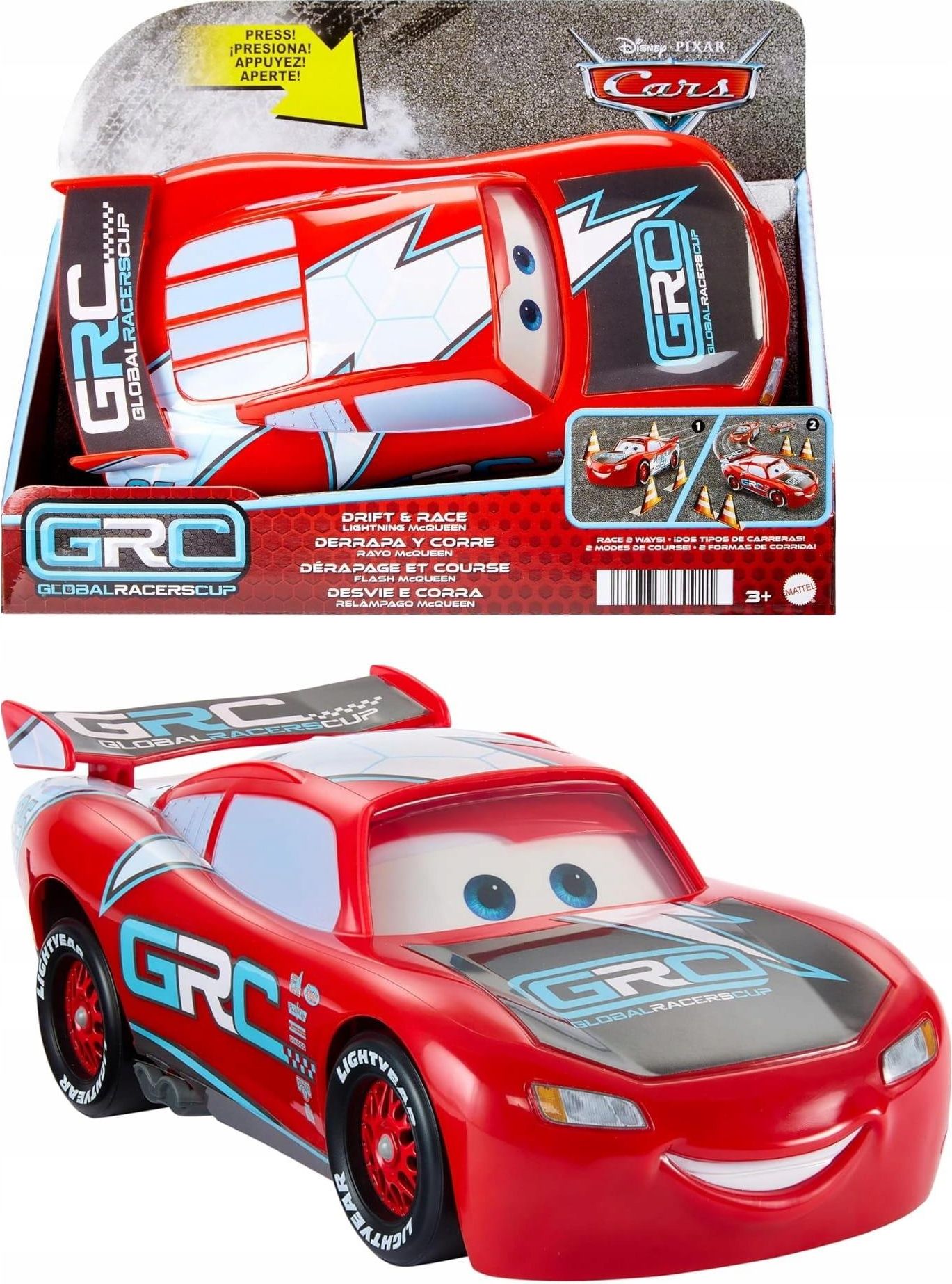 Mattel Auta Cars Drift & Race Autko Zygzak Mcqueen HXJ34 - Ceny i