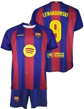 Zdjęcie Fc Barcelona Lewandowski Komplet Koszulka Spodenki Junior Box 2025/26 - Rydułtowy