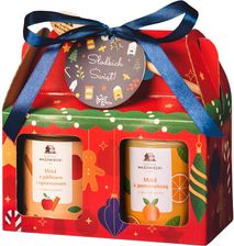 Zdjęcie Bartnik Mazowiecki Zestaw Miód Z Pomarańczą + Jabłkiem I Cynamonem 2X400g - Mońki