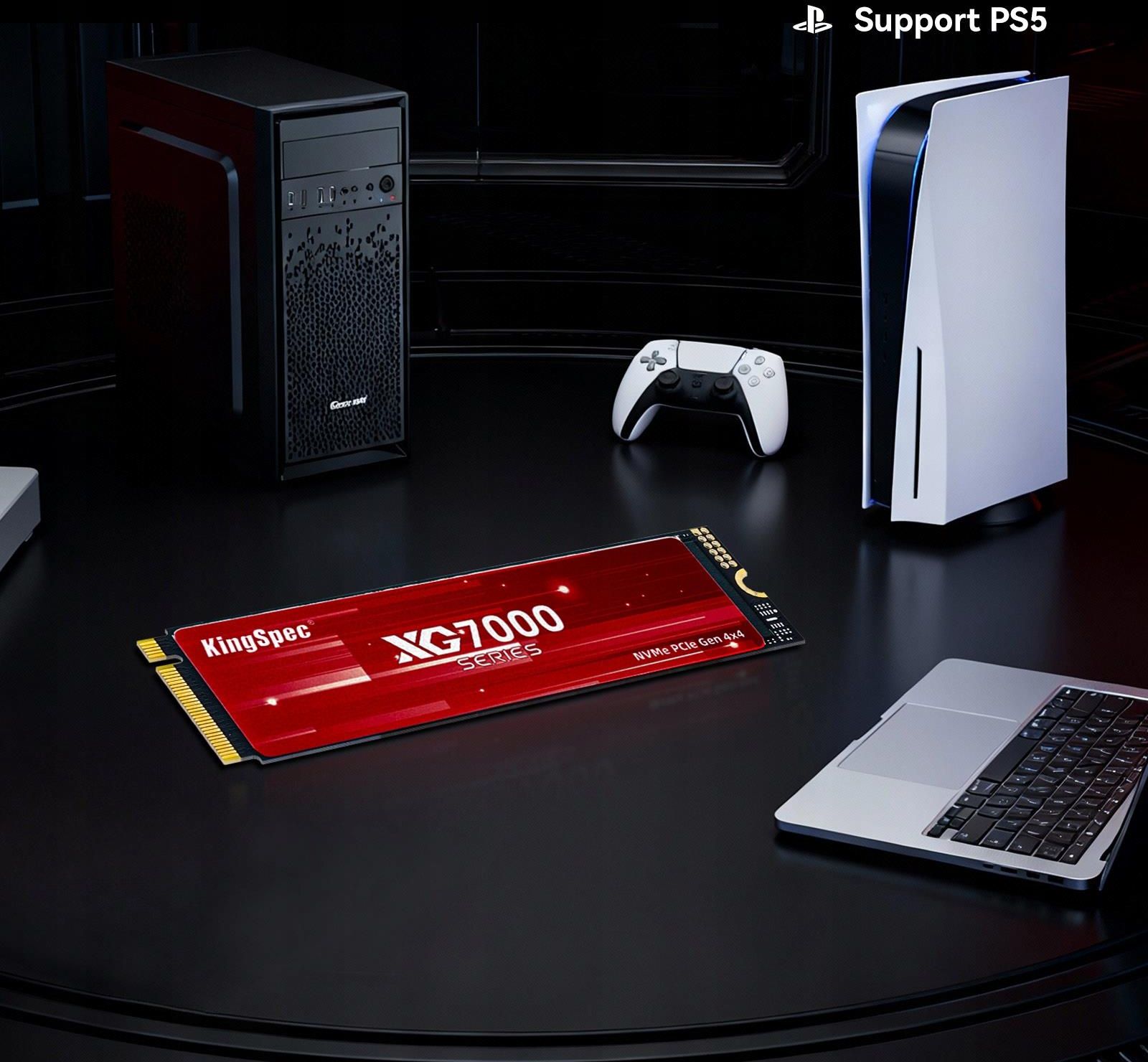 Dysk SSD Kingspec XG7000 4TB Dysk Ssd M.2 NVMe PCIe 4.0 7400/6600 