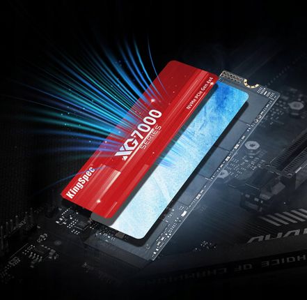 Dysk SSD Kingspec XG7000 4TB Dysk Ssd M.2 NVMe PCIe 4.0 7400/6600