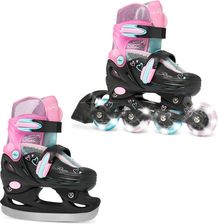 Zdjęcie Raven Rolki Łyżwy Hokejowe Regulowane 2W1 Loret Świecące Kółka Led - Tczew