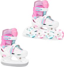 Zdjęcie Raven Rolki Łyżwy Hokejowe Regulowane 2W1 Loret Świecące Kółka Led - Nysa