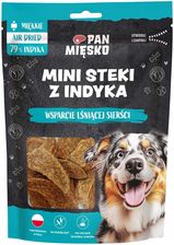 Zdjęcie Pan Mięsko Przysmaki Dla Psa Opakowanie Mini Steki Z Indyka 80G - Lubań