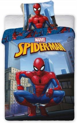 Faro Pościel Bawełniana Spiderman 160X200 Cm (Spiderman001W)