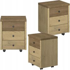 Zdjęcie Mebelbos Kontenerek Z Szufladami Pod Biurko Szafka Loft Dąb Cremona / Lefkas Denzel - Zielona Góra