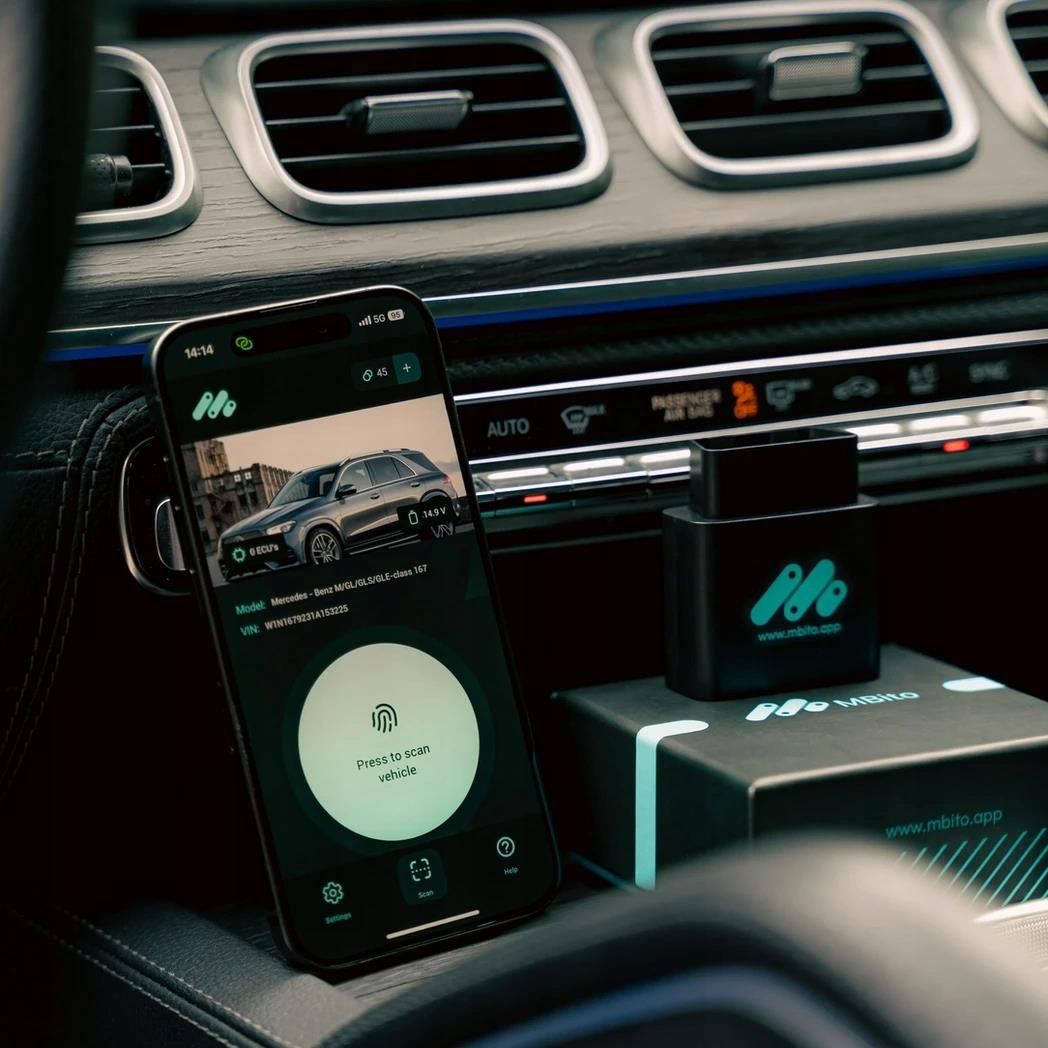 Mbito Obd2 Dla Mercedes Interfejs Diagnostyczny Obd-Ii Bt Android