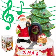 Zdjęcie Christmas Decoration Dekoracja Świąteczna Grająca Mikołaj - Czchów