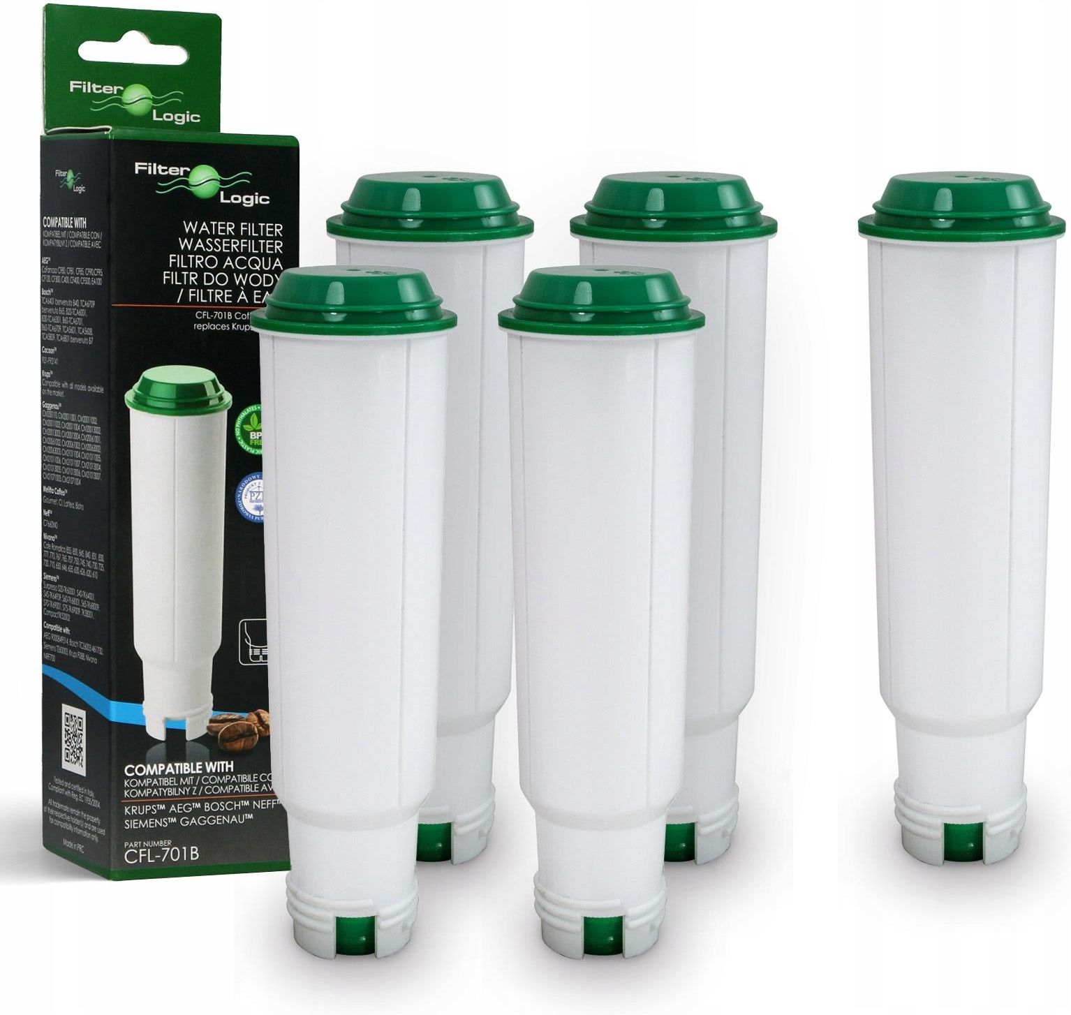 12 x FilterLogic CFL-701B - Filtro de agua reemplaza el cartucho CLARIS