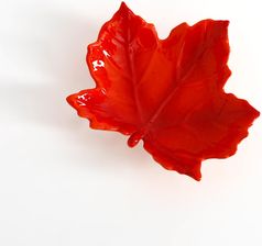 Zdjęcie Agata Patera Dekoracyjna Liść Czerwona 20,5x18cm - Myślibórz